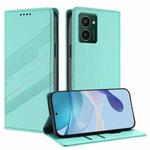 For HMD Pulse Pro Embossed Multi-functional Wallet Retro Leather Phone Case(Mint Green)