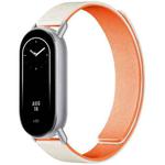 14mm xDfind Flat Head Litchi Texture Magnetic Silicone Watch Band(Starlight Orange)