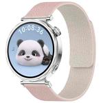 18mm xDfind Flat Head Litchi Texture Magnetic Silicone Watch Band(Pink Sstarlight)