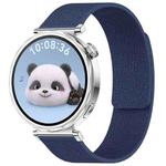 18mm xDfind Flat Head Litchi Texture Magnetic Silicone Watch Band(Midnight Blue)