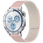 20mm xDfind Flat Head Litchi Texture Magnetic Silicone Watch Band(Pink Sstarlight)
