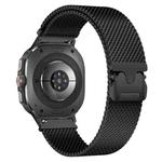 For Samsung Galaxy Watch8 22mm xDfind Milanese Parachute Buckle Stainless Steel Watch Band(Black)