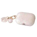 For AirPods Pro 2  Shell Texture Pearl Hanging Buckle Earphone Case(Colorful)
