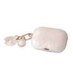 For AirPods Pro Shell Texture Pearl Hanging Buckle Earphone Case(Colorful)