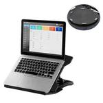 NUOXI N2 8-level Adjustable Laptop Holder, with Turntable(Black)
