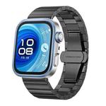 For Huawei Watch Fit 4 / 4 Pro / 3 Bamboo Stainless Steel Watch Band(Black)