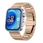 For Huawei Watch Fit 4 / 4 Pro / 3 Bamboo Stainless Steel Watch Band(Gold)