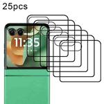 For Motorola Razr 60 25pcs 3D Hot Bending Edge Glue HD Curved Tempered Glass Film