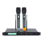 AI-101 Professional Home Karaoke 7-band Reverberation Wireless Microphone(Black)