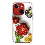 For iPhone 14 Liquid Glass TPU Soft Edge Shockproof Phone Case(Have Money to Spend)