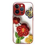For iPhone 14 Pro Liquid Glass TPU Soft Edge Shockproof Phone Case(Have Money to Spend)