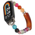For Xiaomi Smart Band 10 / 9 / 8 Large Beaded Bracelet Watch Band(Colorful Beads)