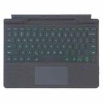 For MicroSoft Surface Pro 9 / 10 / 11 / 12 Single Color Backlight Tablet Bluetooth Keyboard with Touch Pad(Grey)