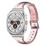 For Samsung Galaxy Watch Ultra 47mm Glitter TPU Watch Band(Pink)