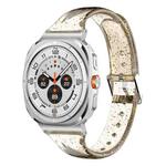 For Samsung Galaxy Watch Ultra 47mm Glitter TPU Watch Band(Gold)