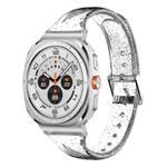 For Samsung Galaxy Watch Ultra 47mm Glitter TPU Watch Band(Transparent)