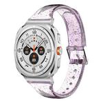 For Samsung Galaxy Watch Ultra 47mm Glitter TPU Watch Band(Purple)