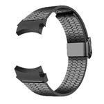 For Samsung Galaxy Watch 7 / 6 / 5 / 4 Seven Beads Buckle Stainless Steel Watch Band(Black)
