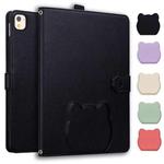 For iPad 10.2 2021 / Air 10.5 Cat Skin-feel Litchi Leather Smart Tablet Case(Black)