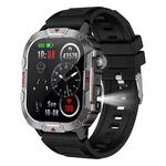 C40 Pro 2.19 inch TFT Screen BT Outdoor Sports Smart Watch Support Heart Rate Monitoring(Black)