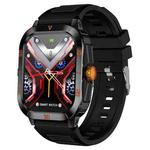 C50 Pro 2.19 inch TFT Screen BT Outdoor Sports Smart Watch Support Heart Rate Monitoring(Black Orange)