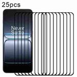 For OnePlus Nord 5 25pcs High Aluminum Full Screen Silk Printing Tempered Glass Film