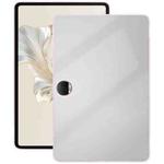 For Honor Pad 9 12.1 2023 Color TPU Hybrid Clear Acrylic Tablet Case(Pink)