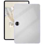 For Honor Pad 9 12.1 2023 Color TPU Hybrid Clear Acrylic Tablet Case(Taro Purple)