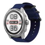 20mm xDfind Ring Buckle Nylon Canvas Watch Band(Midnight Blue)