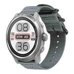 20mm xDfind Ring Buckle Nylon Canvas Watch Band(Grey)