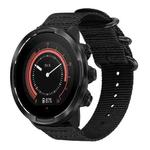 24mm xDfind Ring Buckle Nylon Canvas Watch Band(Black)