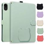For Xiaomi Redmi Pad 2 Cat Skin-feel Litchi Leather Tablet Case(Green)