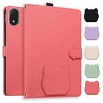 For OnePlus Pad 3 Global / OPPO Pad 4 Pro Cat Skin-feel Litchi Leather Tablet Case(Watermelon Red)