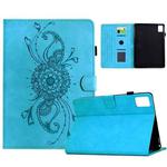 For Lenovo Xiaoxin Pad 11 2025 Mandala Embossed Smart Leather Tablet Case(Sky Blue)