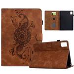 For Lenovo Xiaoxin Pad 11 2025 Mandala Embossed Smart Leather Tablet Case(Brown)
