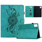 For Lenovo Xiaoxin Pad 11 2025 Mandala Embossed Smart Leather Tablet Case(Light Blue)