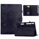 For Samsung Galaxy Tab S10 FE+ Mandala Embossed Smart Leather Tablet Case(Black)