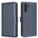For Samsung Galaxy S25 FE 5G Litchi Texture RFID Anti-theft Leather Phone Case(Blue)