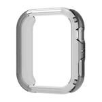 For Huawei Watch Fit 4 Half Coverage Hollow TPU Watch Protective Cover(Transparent Black)
