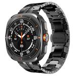 For Samsung Galaxy Watch8 / Watch8 Classic Butterfly Buckle Titanium Alloy Watch Band(Black)