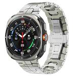 For Samsung Galaxy Watch8 / Watch8 Classic Butterfly Buckle Titanium Alloy Watch Band(Titanium)