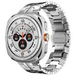 For Samsung Galaxy Watch8 / Watch8 Classic Butterfly Buckle Titanium Alloy Watch Band(Silver)