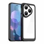 For Huawei Pura 80 5G Colorful Series Acrylic Hybrid TPU Phone Case(Black)