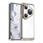 For Huawei Pura 80 Pro+ 5G Colorful Series Acrylic Hybrid TPU Phone Case(Transparent Grey)