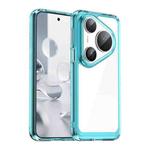 For Huawei Pura 80 Pro+ 5G Colorful Series Acrylic Hybrid TPU Phone Case(Transparent Blue)