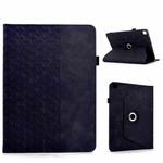 For Samsung Galaxy Tab S6 Lite 2024 Rotatable Building Blocks Embossed Smart Leather Tablet Case(Black)