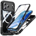 For iPhone 17 Pro Max Life Waterproof MagSafe Magnetic Rugged Phone Case(Black)