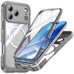 For iPhone 17 Pro Max Life Waterproof MagSafe Magnetic Rugged Phone Case(Grey)