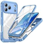 For iPhone 17 Pro Max Life Waterproof MagSafe Magnetic Rugged Phone Case(Light Blue)