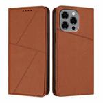 For Doogee Note 58 / Note 58 Pro Strong Magnetic Frosted Flip Leather Phone Case(Coffee Color)